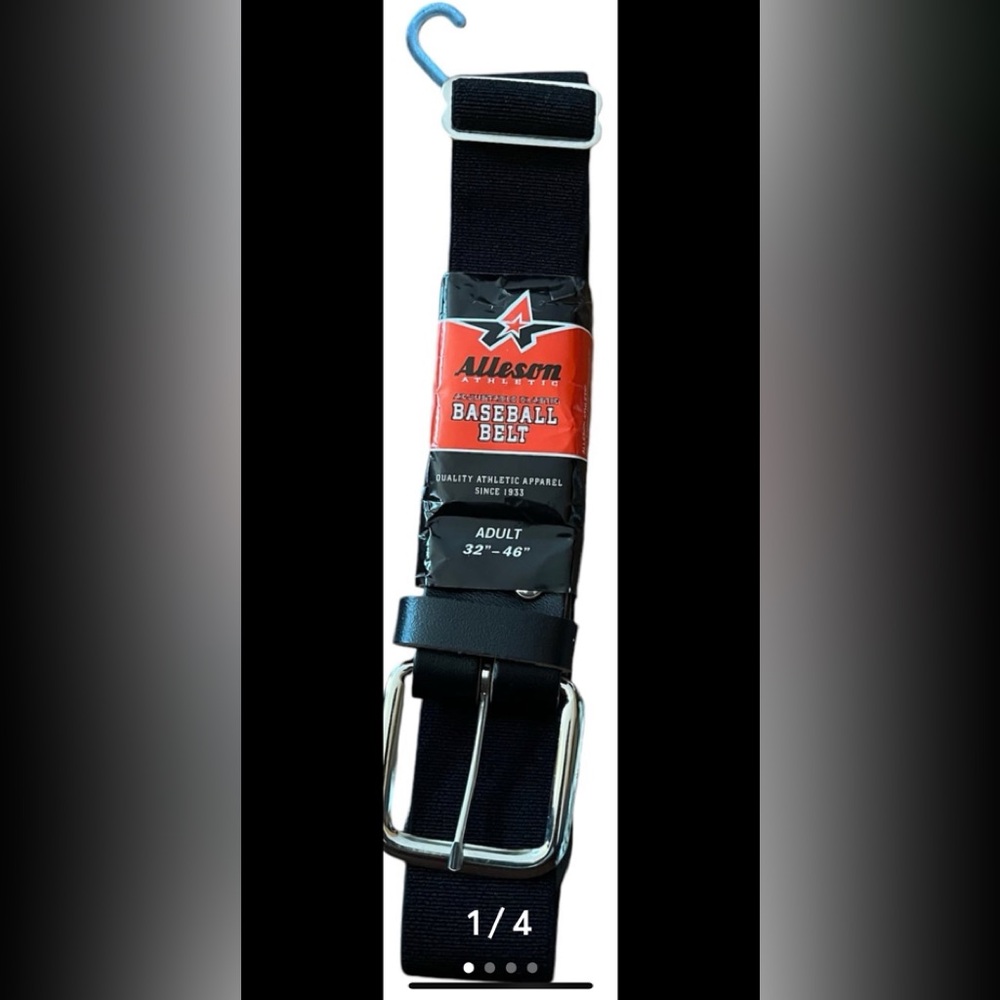 NWT -  Alleson baseball belt Adult fits 32 Inch to 36 inch
